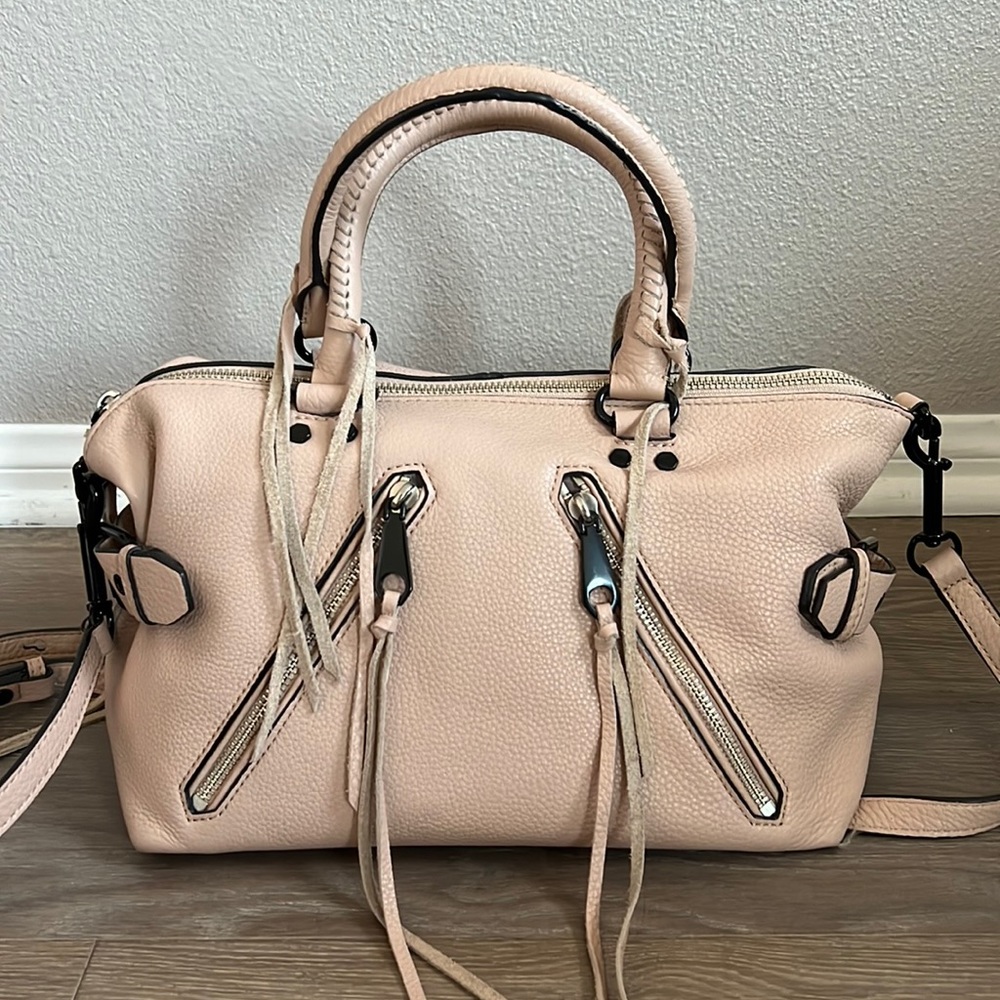 Dusty pink Rebecca Minkoff satchel